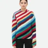 Bottega Veneta Striped Wool Jumper>Women Knitwear