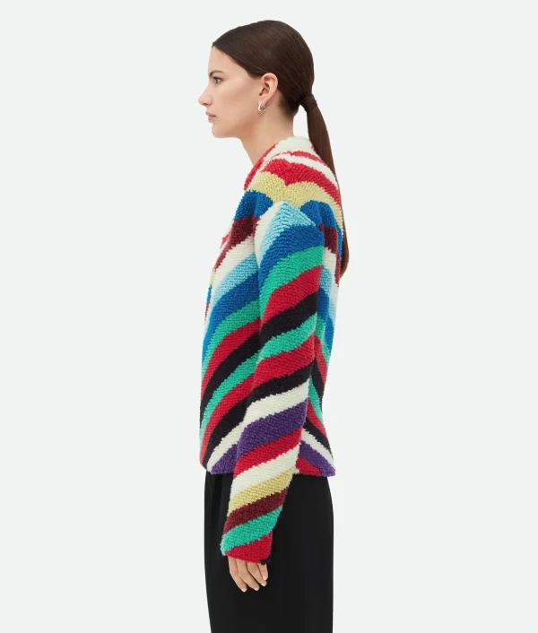 Bottega Veneta Striped Wool Jumper>Women Knitwear