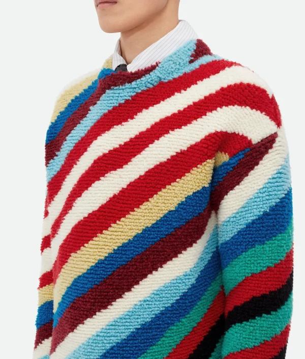Bottega Veneta Striped Wool Jumper> Knitwear