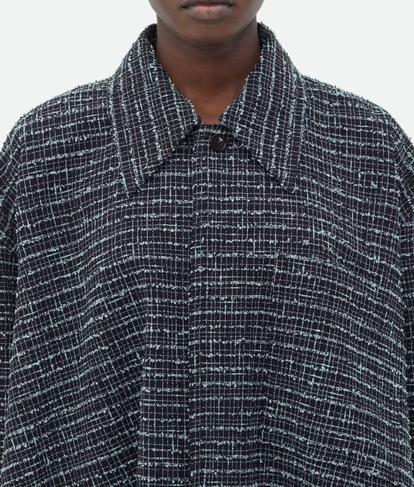 Bottega Veneta Structured Tweed Shirt Jacket>Women Jackets