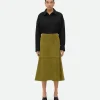 Bottega Veneta Suede Leather Skirt>Women Skirts | Leather