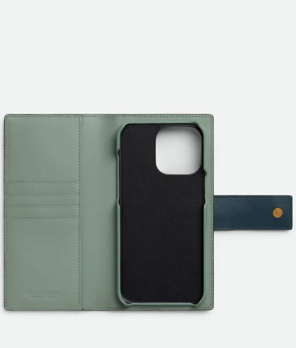 Bottega Veneta Tag IPhone 15 Pro Max Flap Case>Women Tech