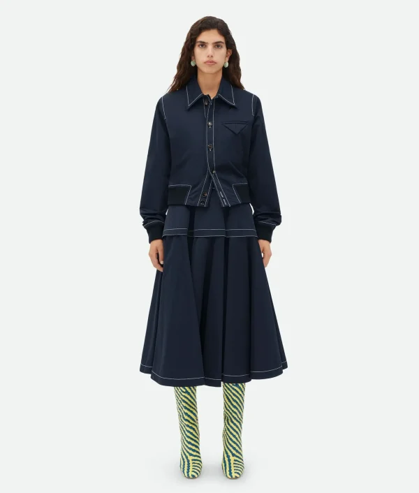 Bottega Veneta Tech Nylon Skirt>Women Skirts