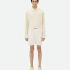 Bottega Veneta Textured Criss-Cross Viscose Silk Shorts> Trousers And Shorts