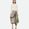 Bottega Veneta Textured Terrazzo Cotton Ruffle Skirt>Women Skirts