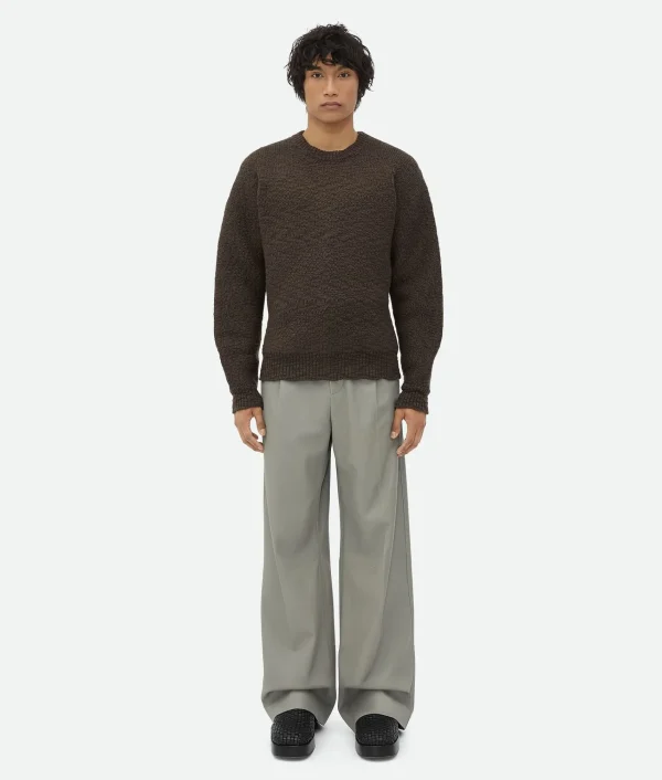 Bottega Veneta Textured Wool Jumper> Knitwear