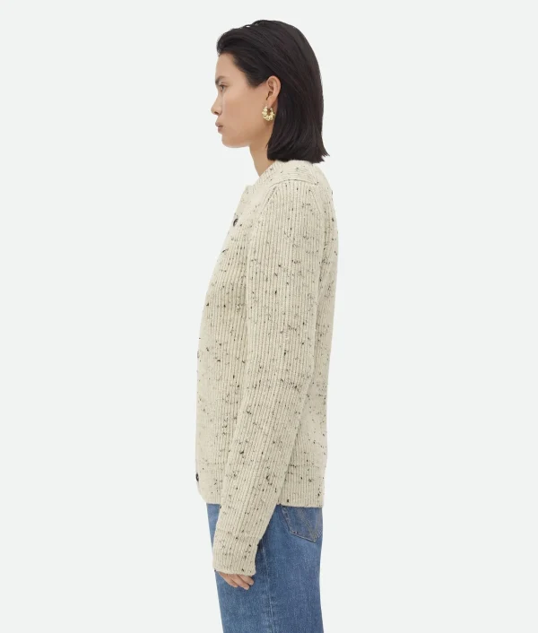 Bottega Veneta Textured Wool Rib Oversized Cardigan>Women Knitwear