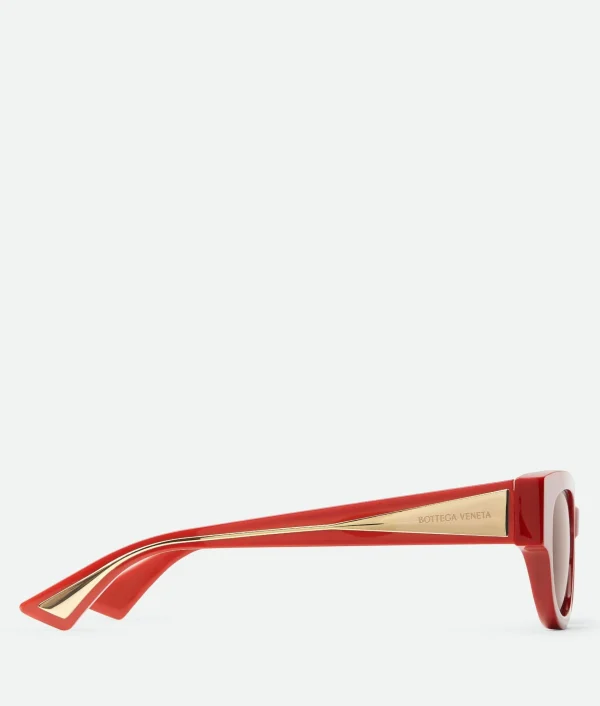 Bottega Veneta Tri-Fold Square Sunglasses> Sunglasses