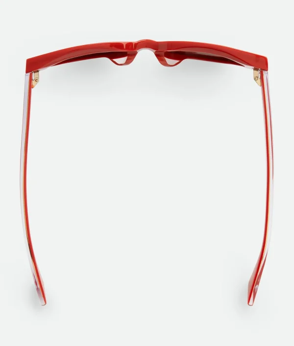 Bottega Veneta Tri-Fold Square Sunglasses> Sunglasses