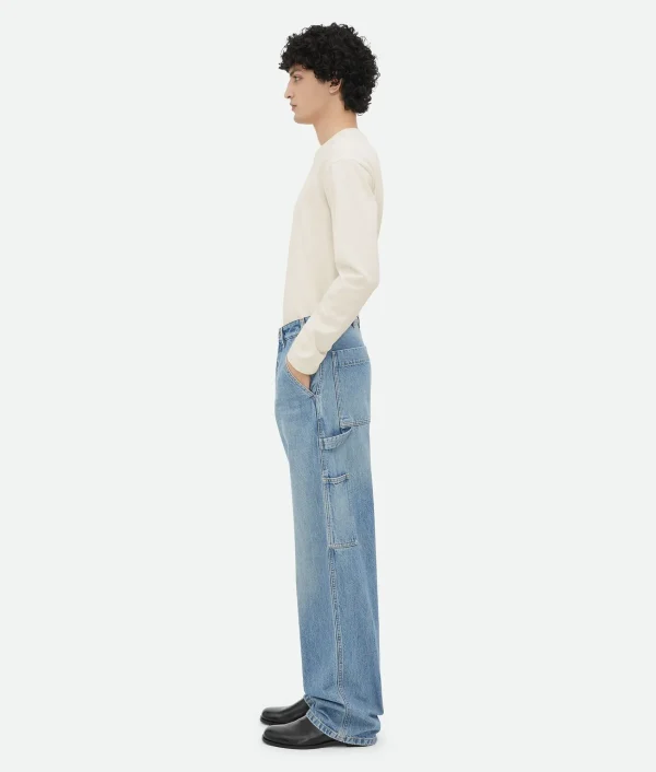 Bottega Veneta Vintage Indigo Cargo Denim> Denim