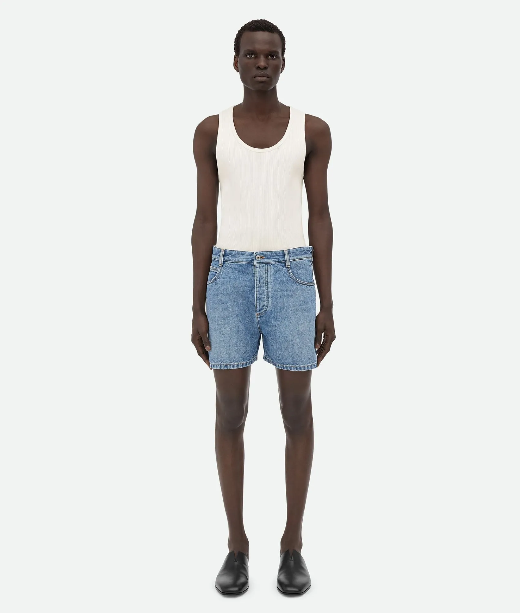 Bottega Veneta Vintage Indigo Denim Shorts> Denim
