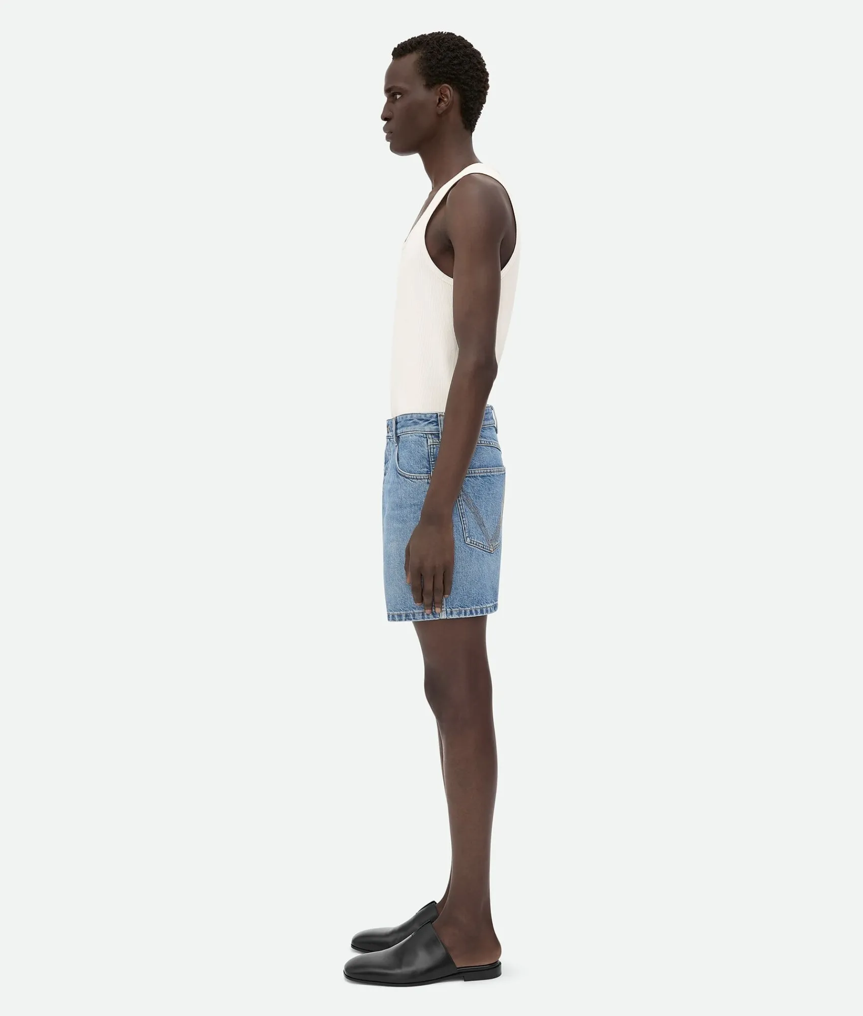 Bottega Veneta Vintage Indigo Denim Shorts> Denim
