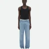 Bottega Veneta Vintage Indigo Washed Wide Leg Denim> Denim