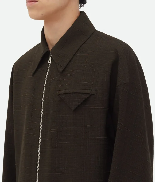 Bottega Veneta Viscose And Silk Criss-Cross Kimono Jacket> Jackets