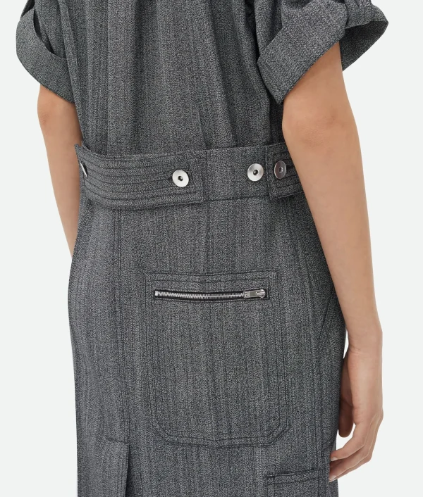 Bottega Veneta Viscose And Silk Dress>Women Dresses