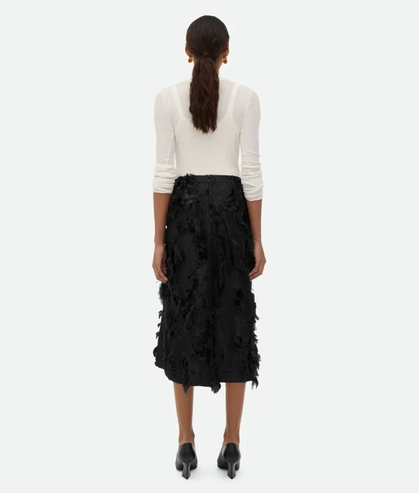 Bottega Veneta Viscose Fil Coupe Skirt>Women Skirts