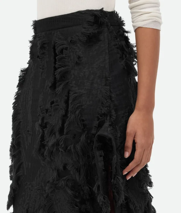 Bottega Veneta Viscose Fil Coupe Skirt>Women Skirts