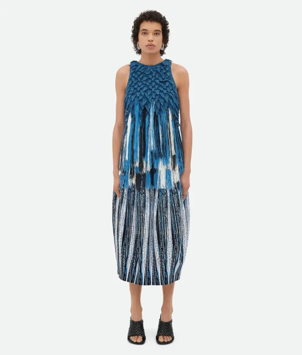 Bottega Veneta Viscose Fish Scale Top With Fringes>Women Tops And T-Shirts