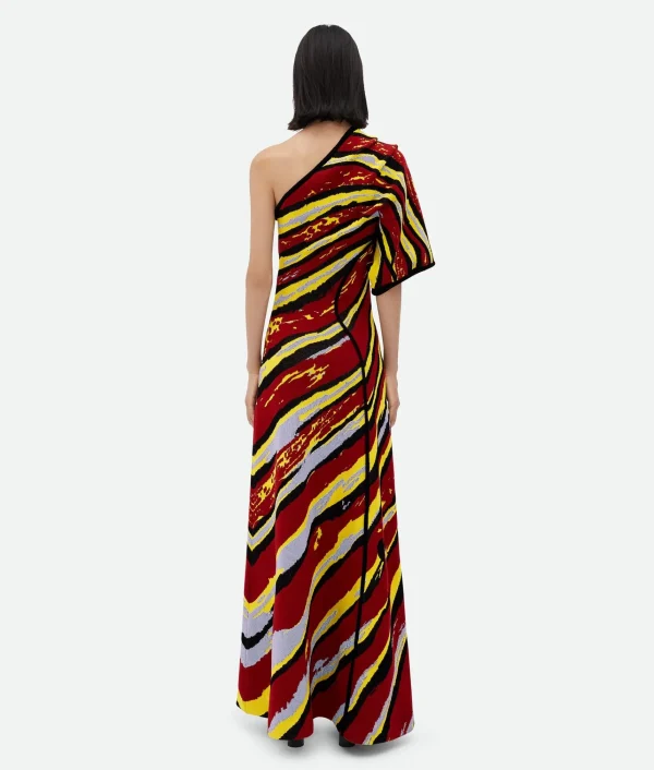Bottega Veneta Viscose Jacquard Dress>Women Dresses
