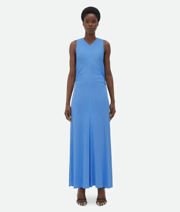 Bottega Veneta Viscose Jersey Long Dress With Knot Ring>Women Dresses