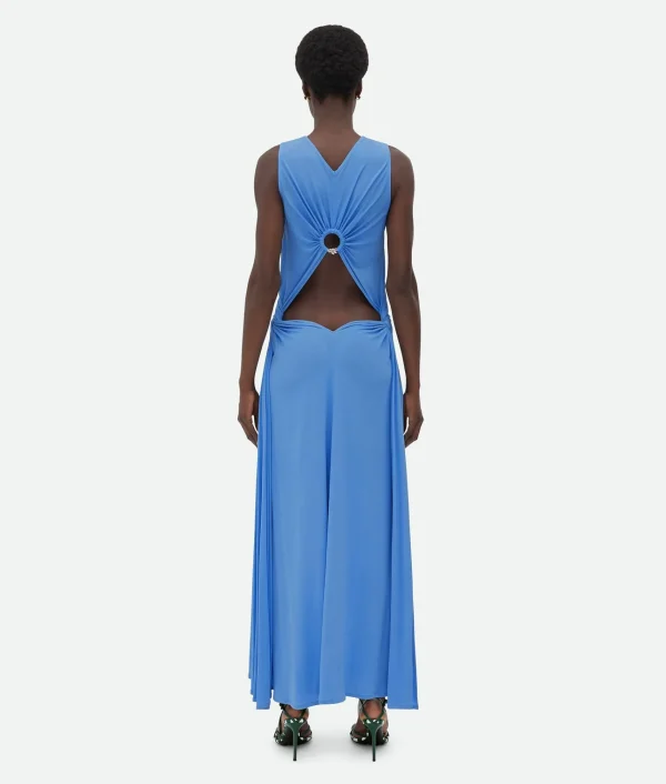 Bottega Veneta Viscose Jersey Long Dress With Knot Ring>Women Dresses