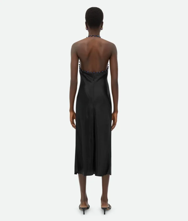 Bottega Veneta Viscose Satin Dress>Women Dresses