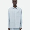 Bottega Veneta Viscose Silk Shirt With Embroidered Detail> Shirts