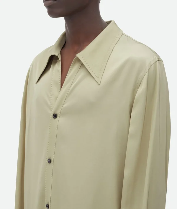 Bottega Veneta Viscose Twill Shirt> Shirts