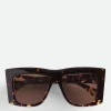 Bottega Veneta Visor Recycled Acetate Square Sunglasses>Women Sunglasses | Sunglasses