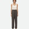 Bottega Veneta Wool And Cotton Pied De Poule Trousers>Women Trousers And Shorts