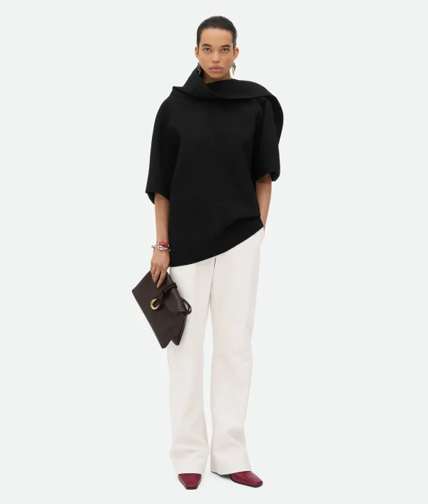 Bottega Veneta Wool Crepe Top>Women Tops And T-Shirts | Shirts