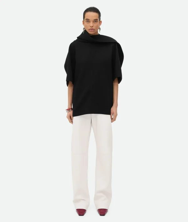 Bottega Veneta Wool Crepe Top>Women Tops And T-Shirts | Shirts