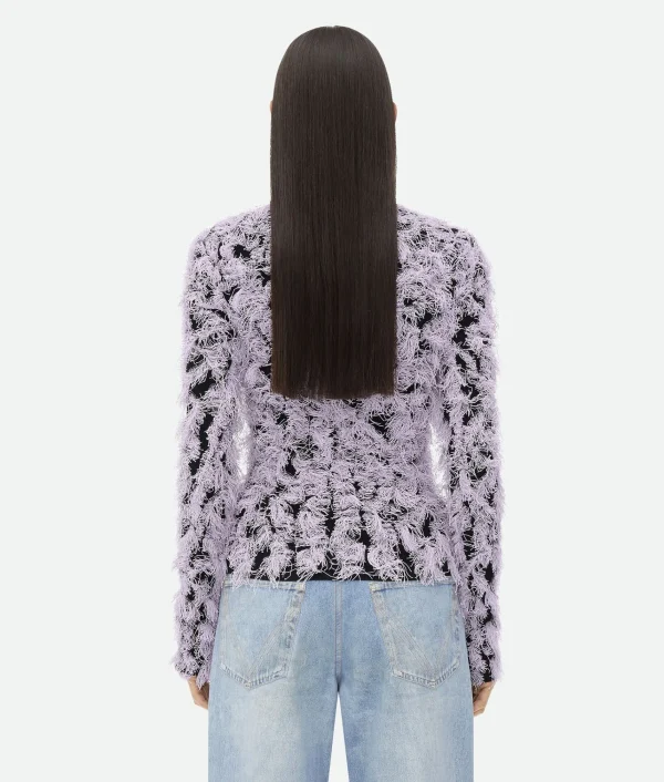 Bottega Veneta Wool Fringed Sweater>Women Knitwear