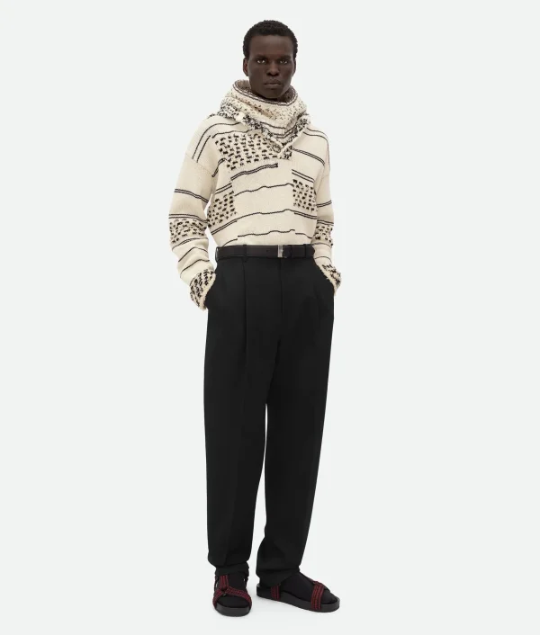 Bottega Veneta Wool Grain De Poudre Trousers> Trousers And Shorts