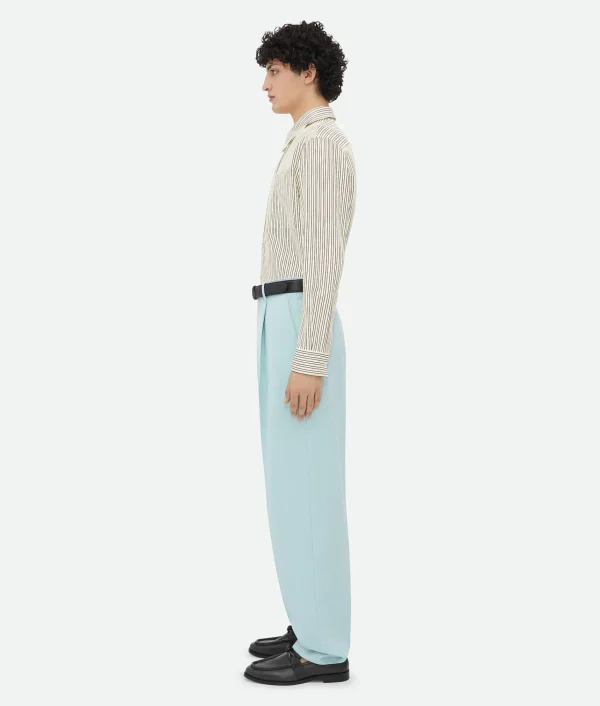 Bottega Veneta Wool Grain De Poudre Trousers> Trousers And Shorts
