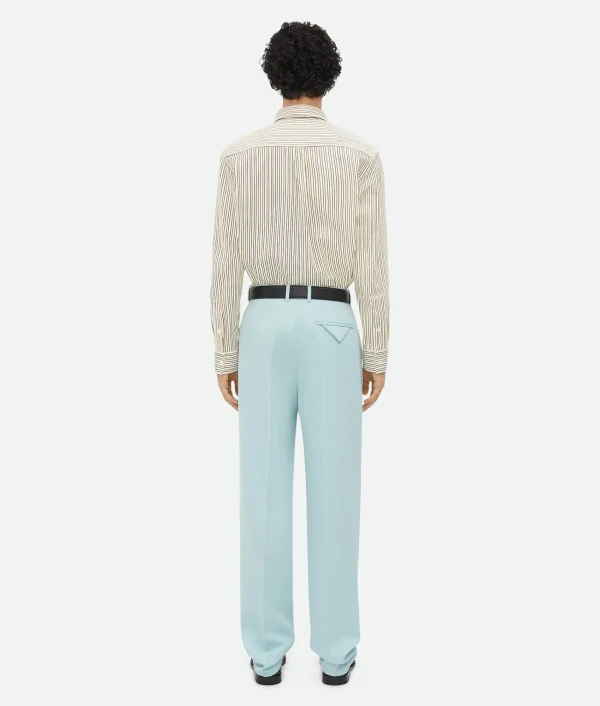 Bottega Veneta Wool Grain De Poudre Trousers> Trousers And Shorts