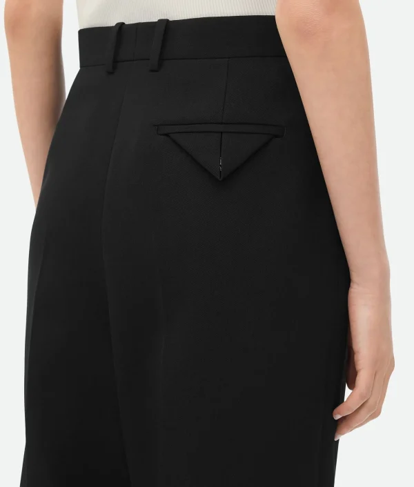 Bottega Veneta Wool Grain De Poudre Trousers>Women Trousers And Shorts