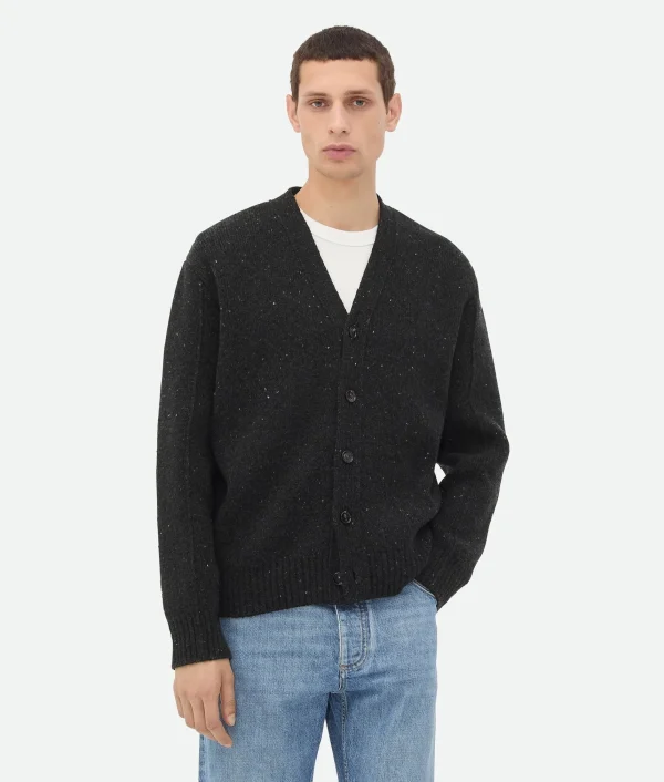 Bottega Veneta Wool Tailored Cardigan> Knitwear