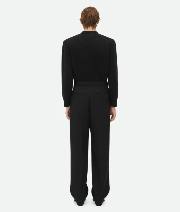 Bottega Veneta Wool Twill Trousers> Trousers And Shorts