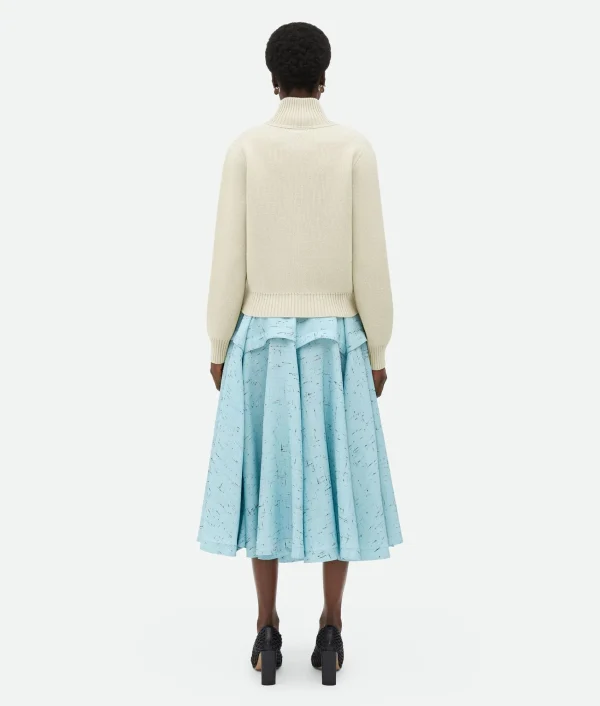 Bottega Veneta Wool Zippered Jumper>Women Knitwear