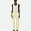 Bottega Veneta Yellow Wash Wide Leg Denim> Denim